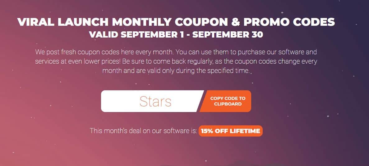 viral launch market intelligence coupon code