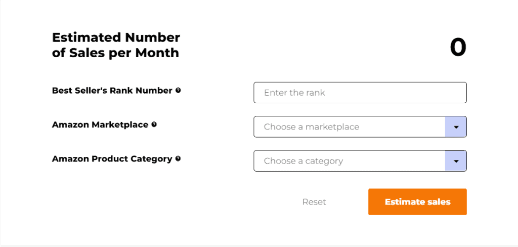 Amazon Sales Estimator