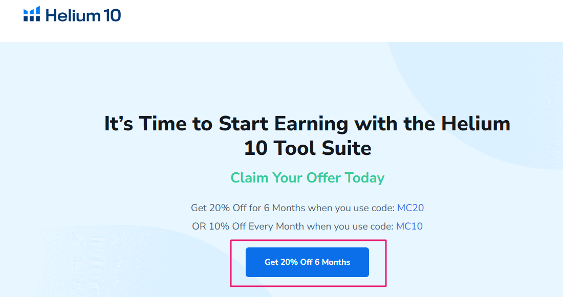 Click on Get 20% off 6 Months