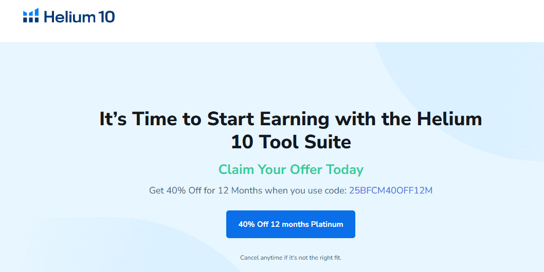 Helium 10 Discount Page Helium 10 Discount Page